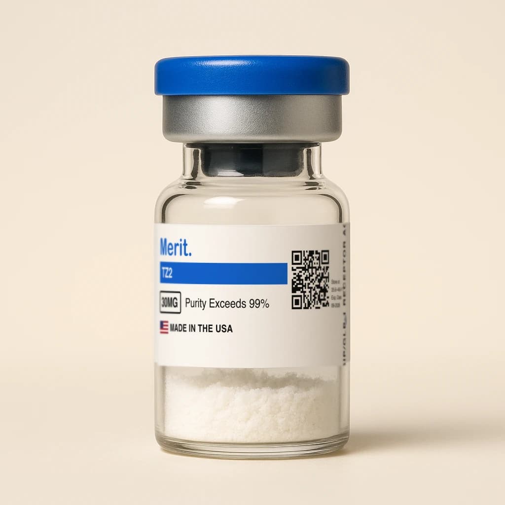 A sealed Merit TZ2 vial